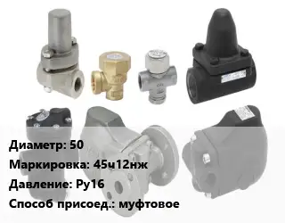 Конденсатоотводчик 50 45ч12нж Ру16 муфтовое